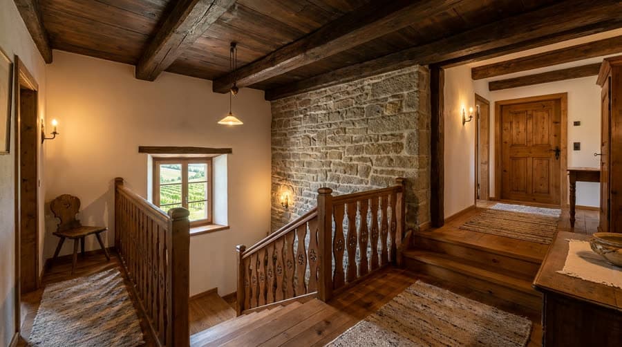 Statisches Exposé-Foto des Treppenhauses